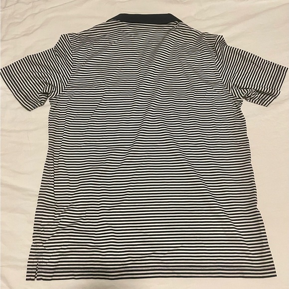 Master’s Collection Strip Collared Polo Shirt - Picture 3 of 5